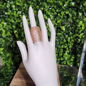 Gold and Silver Women's Ring